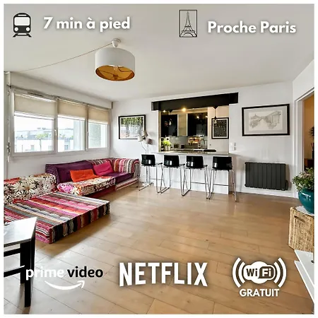 Avec Vue Jardin - Proche Du Metro * Asnières